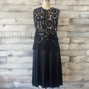 Marc Jacobs black lace sleeveless dress size 4